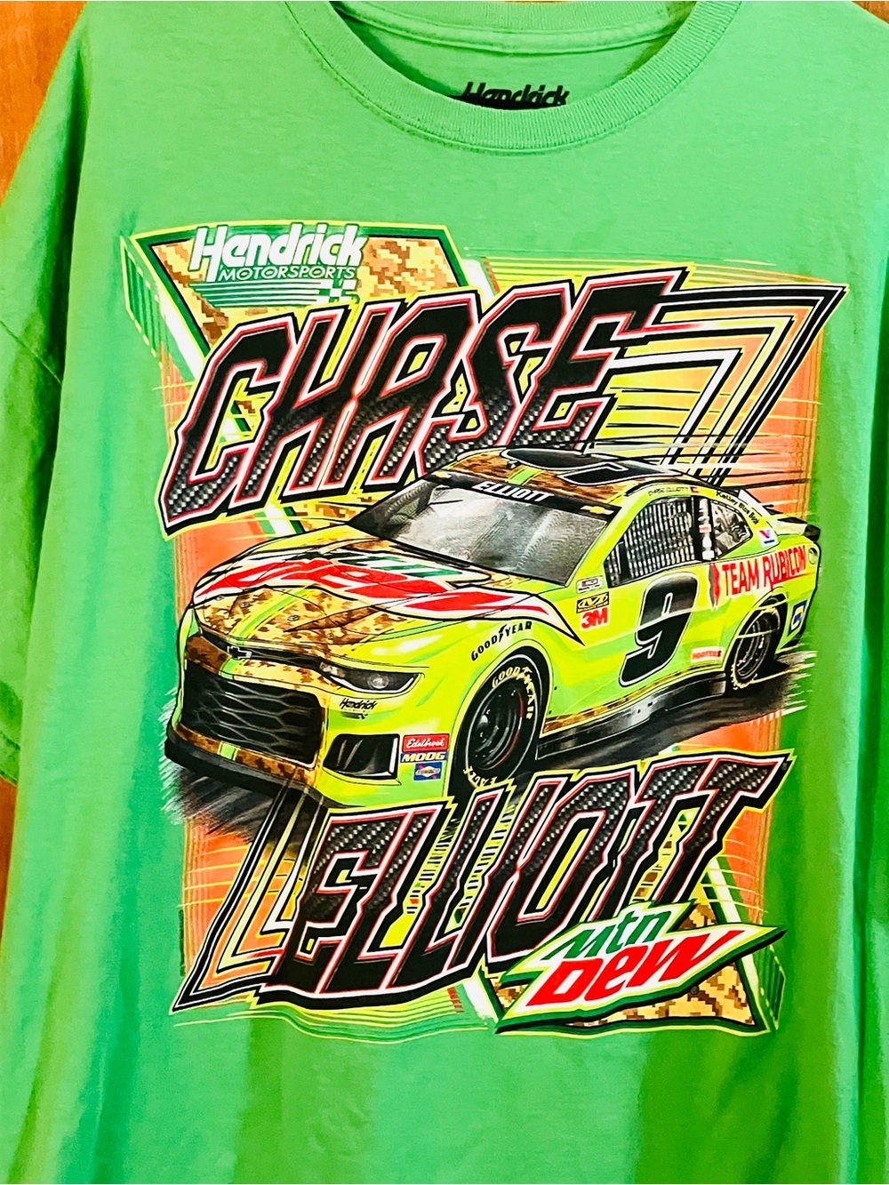 NASCAR Chase Elliott Men’s XXL T-Shirt Mountain Dew Hendrick Motorsports